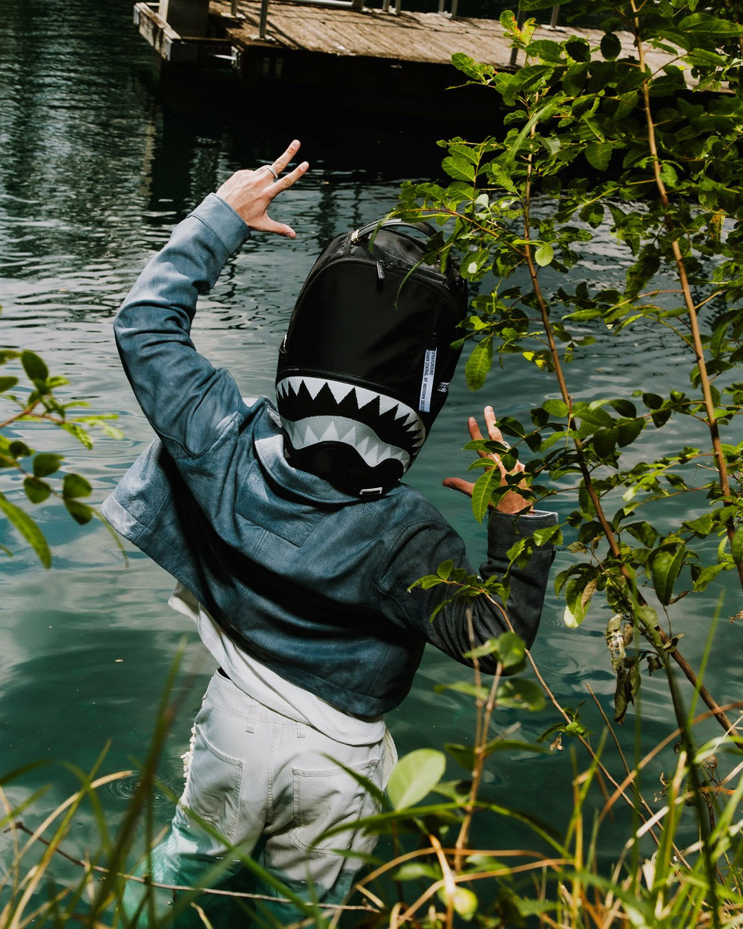 SHARK CENTRAL DANGER ZONE BACKPACK | Sprayground Near Me