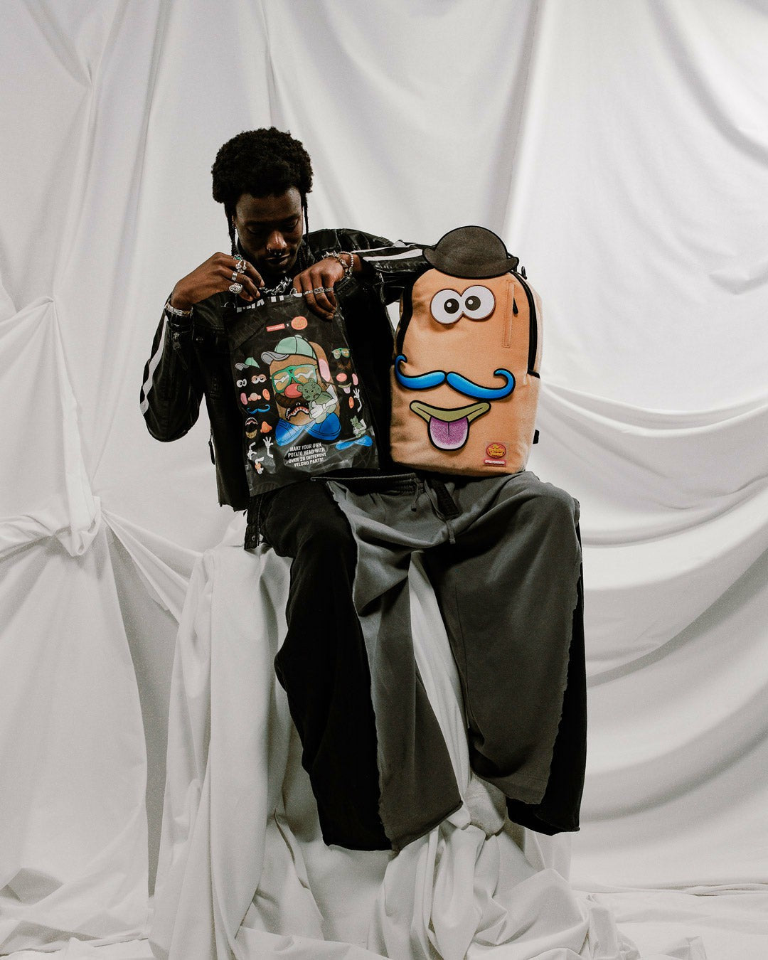 MR. POTATO HEAD VELCRO PATCH MIX-IT-UP DLXSV BACKPACK | Sprayground for sale