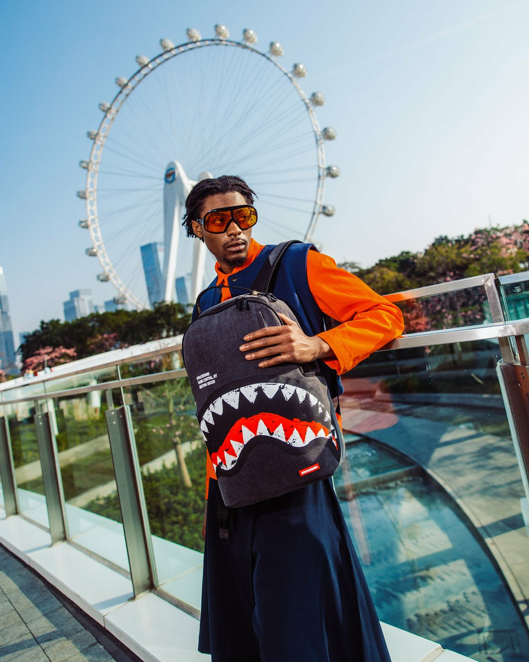 SHARK CENTRAL DENIM VENOM BACKPACK | Sprayground Online