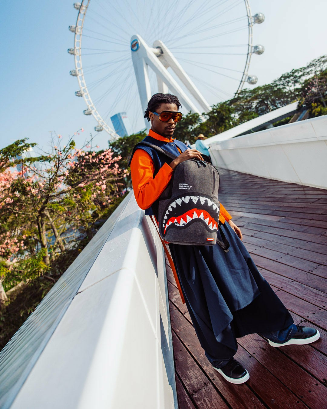 SHARK CENTRAL DENIM VENOM BACKPACK | Sprayground Online
