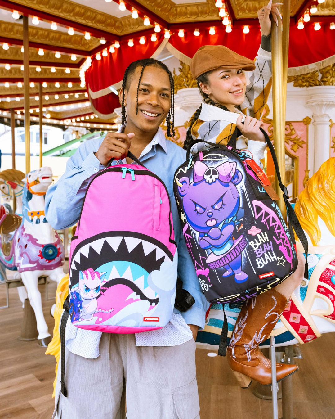 GUMMY GIRL BLAH BLAH BLAH DLXR BACKPACK | Sprayground Online