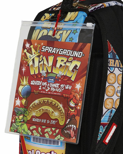 BIG MONEY BIG MONEY BACKPACK (COMES WITH SCRATCH OFF PLAYING CARD) | Sprayground sale