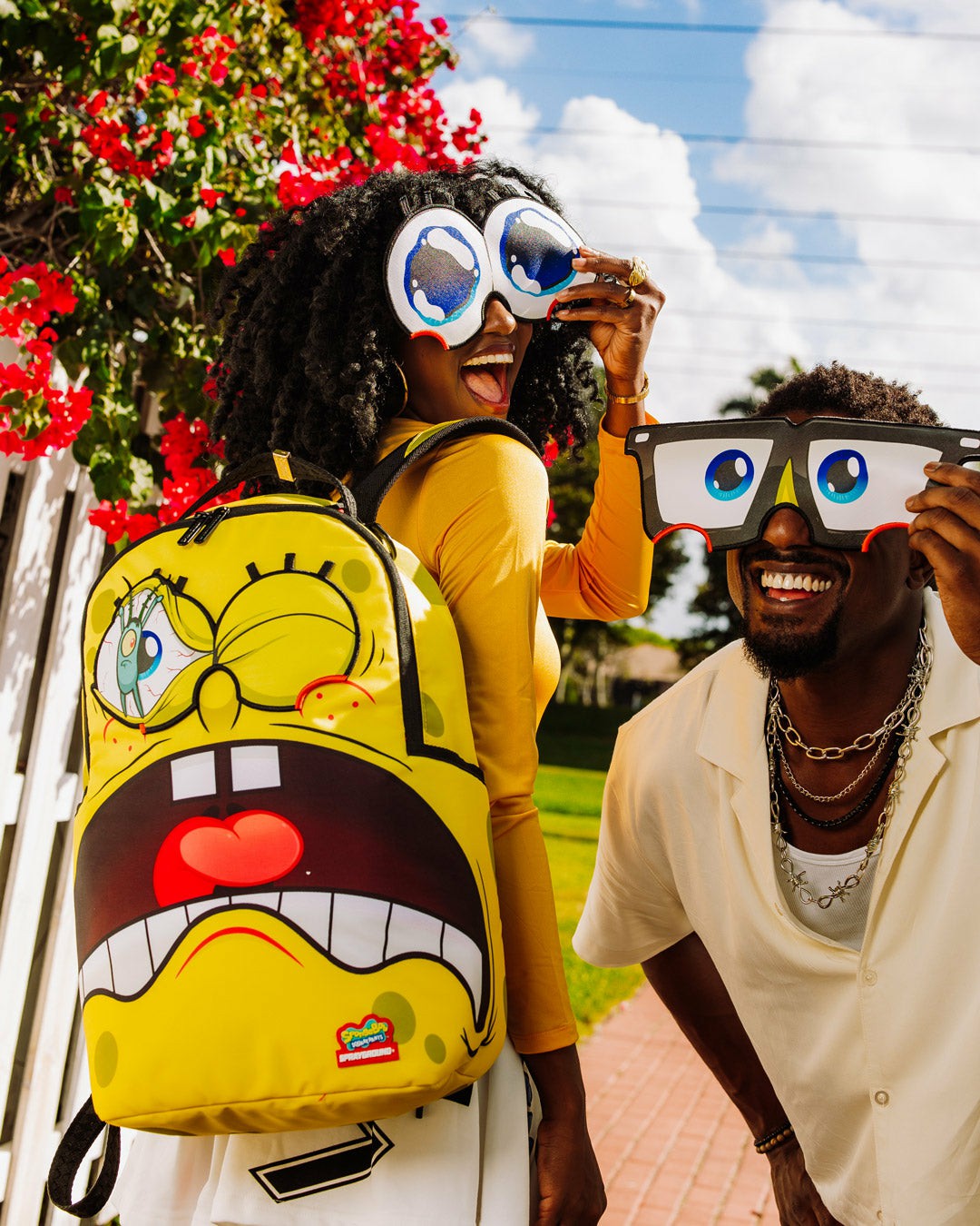 SPONGEBOB EYE POP REMOVABLE EYES BACKPACK | Sprayground sale