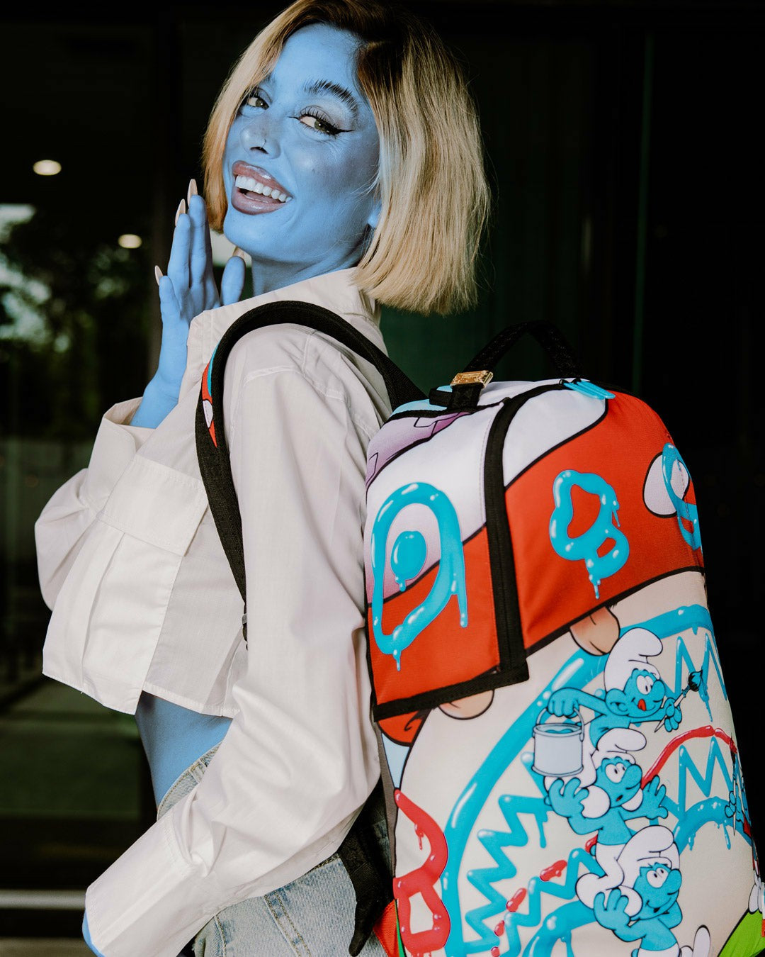 SMURFS ART PARTY BACKPACK | Sprayground Near Me