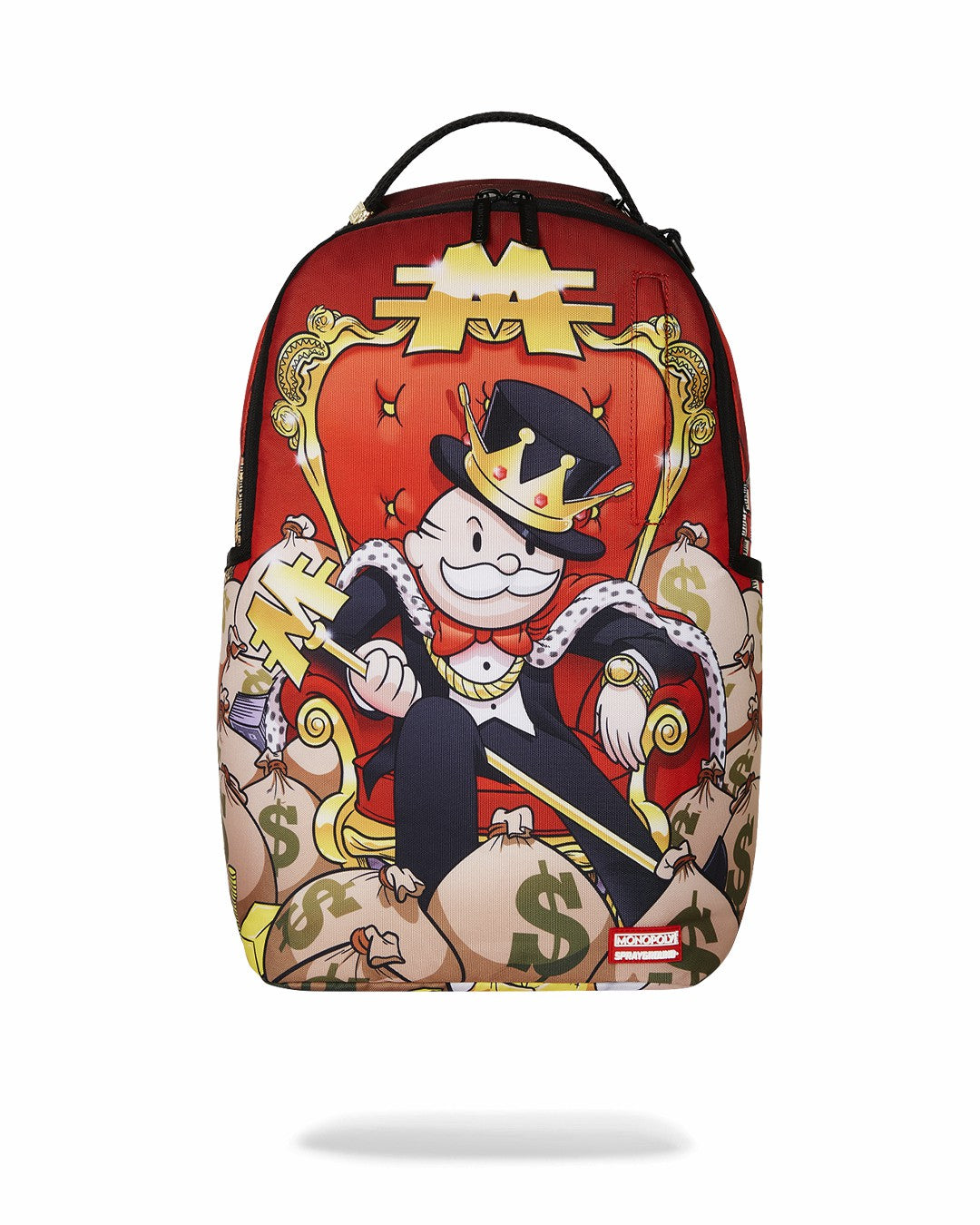 MONOPOLY GOLD EMPIRE THRONE BACKPACK | Sprayground Discount