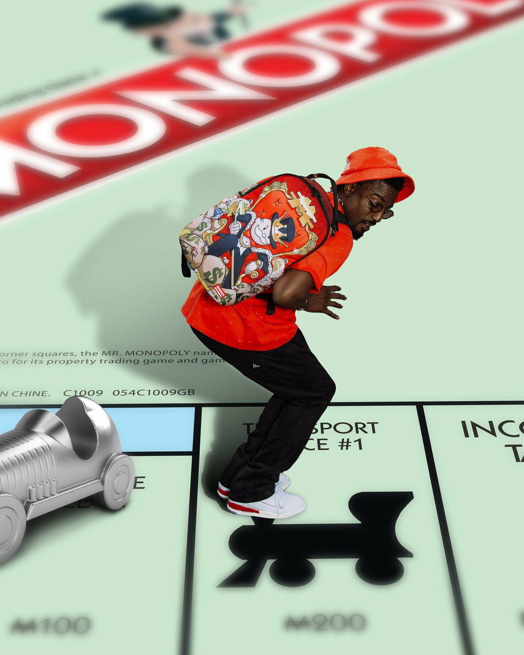 MONOPOLY GOLD EMPIRE THRONE BACKPACK | Sprayground Discount