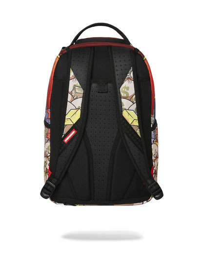 MONOPOLY GOLD EMPIRE THRONE BACKPACK | Sprayground Discount