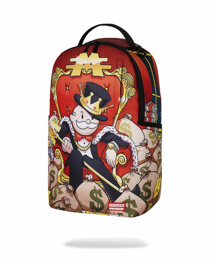 MONOPOLY GOLD EMPIRE THRONE BACKPACK | Sprayground Discount