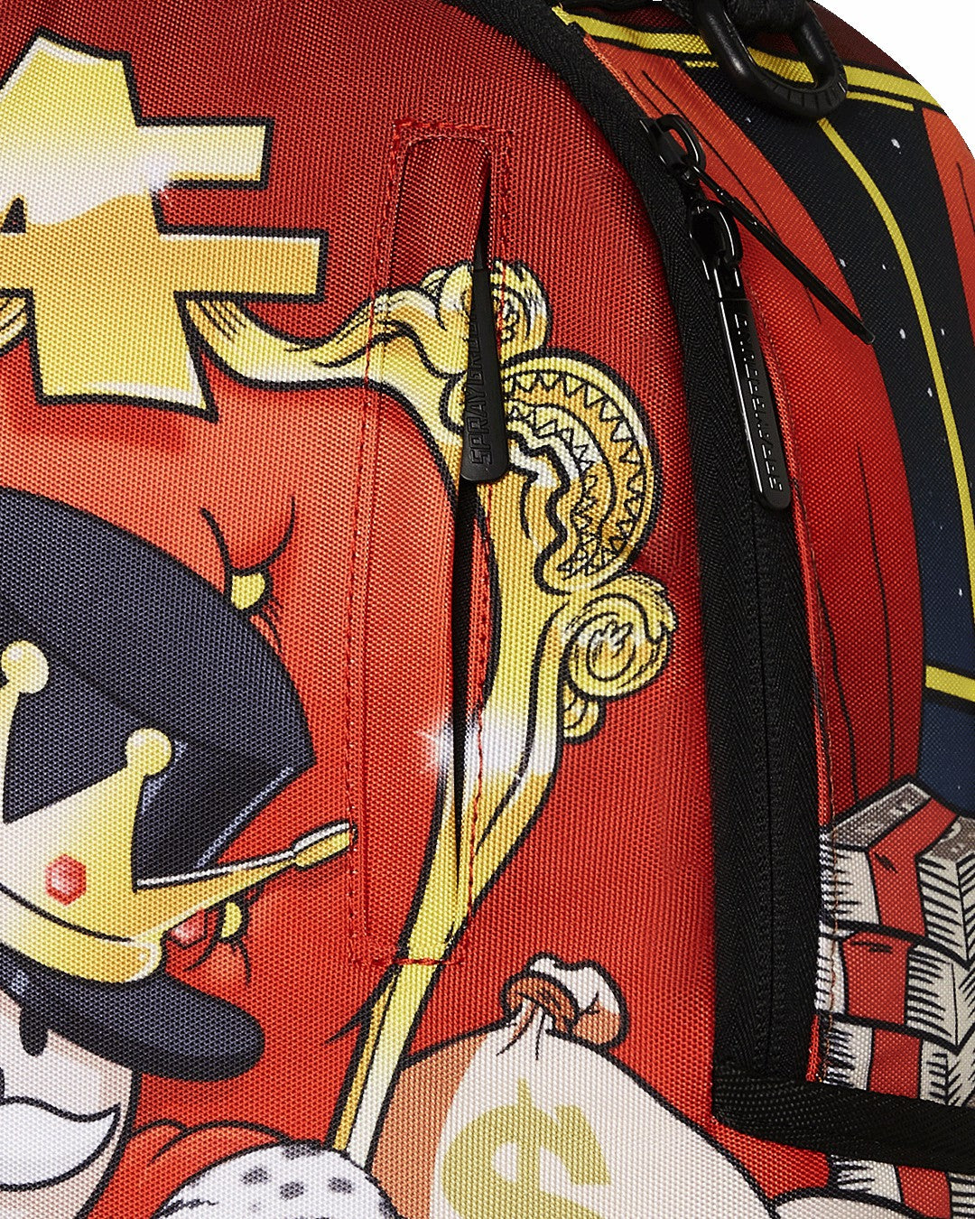 MONOPOLY GOLD EMPIRE THRONE BACKPACK | Sprayground Discount