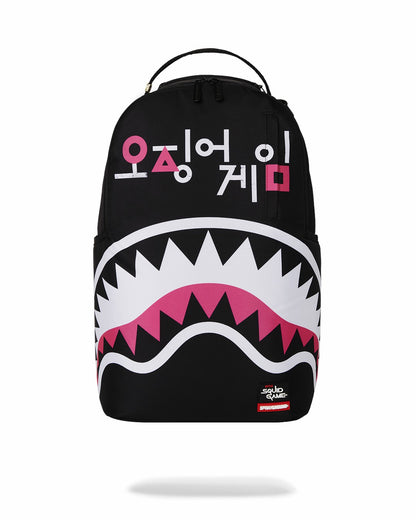 SQUID GAME COLLAB LOGO LOCKUP BACKPACK | Sprayground for sale