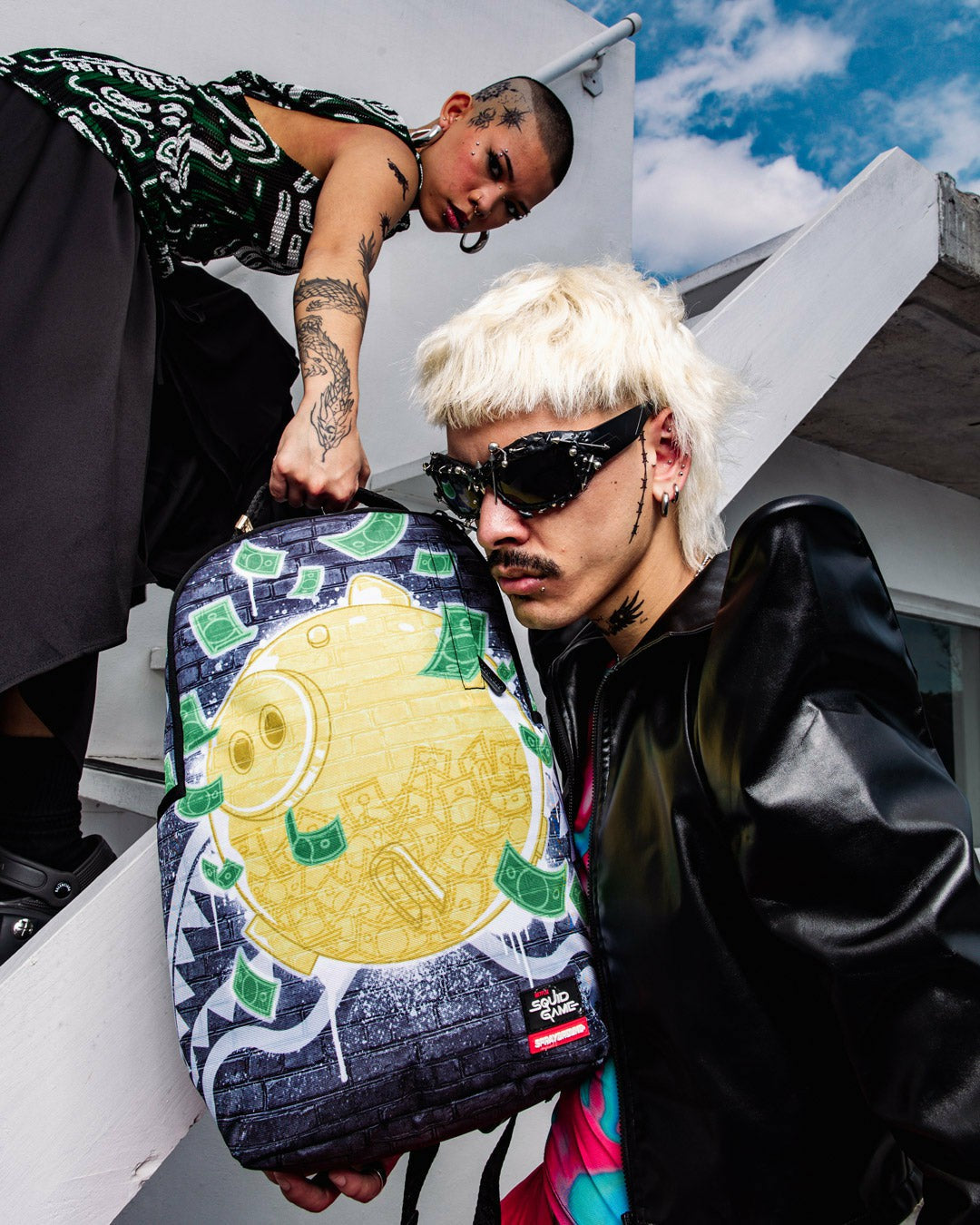 SQUID GAME COLLAB BIG STACKS BACKPACK | Sprayground Clearance
