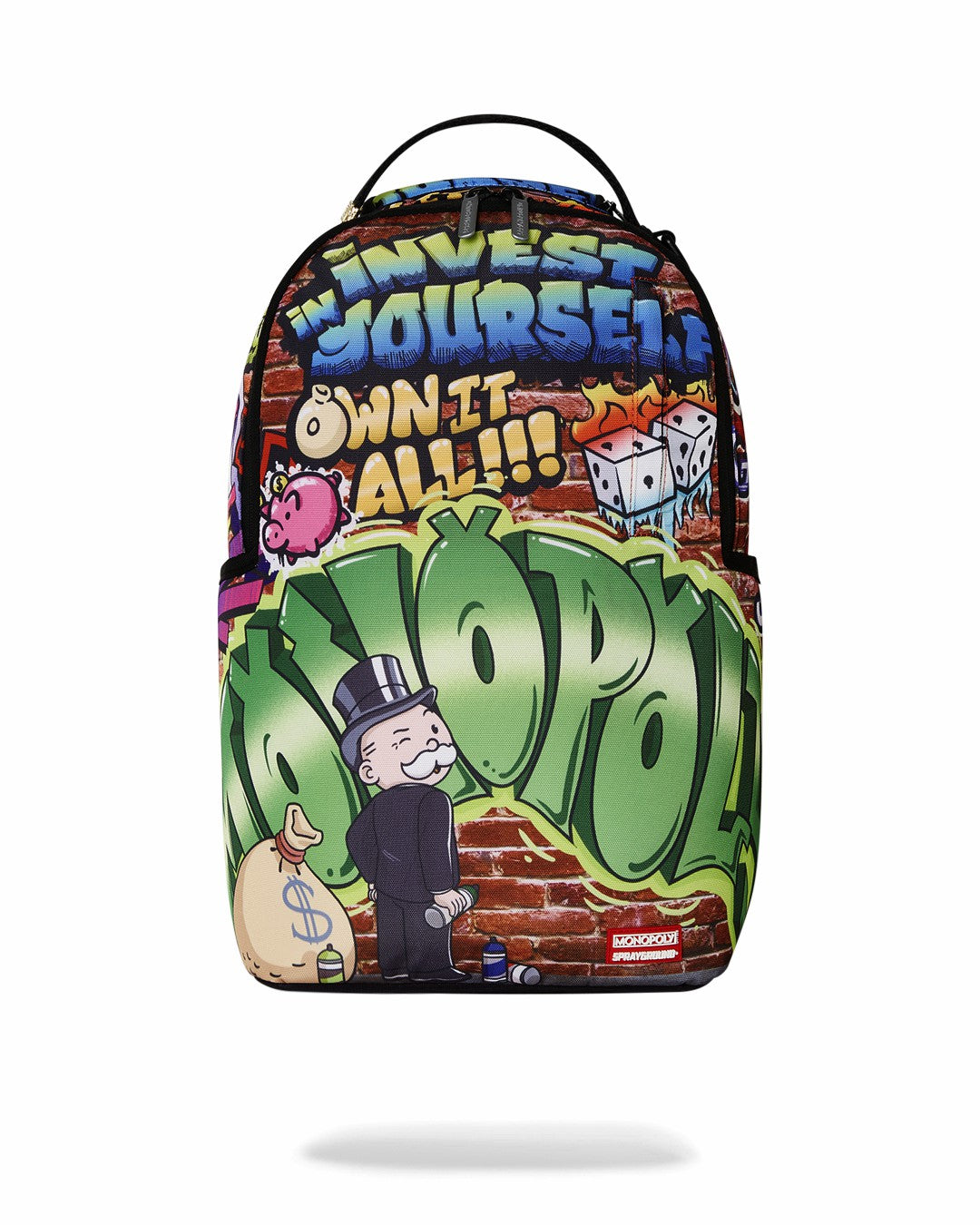 MONOPOLY GRAFFITI GOLD RUSH DLXR BACKPACK | Sprayground Online