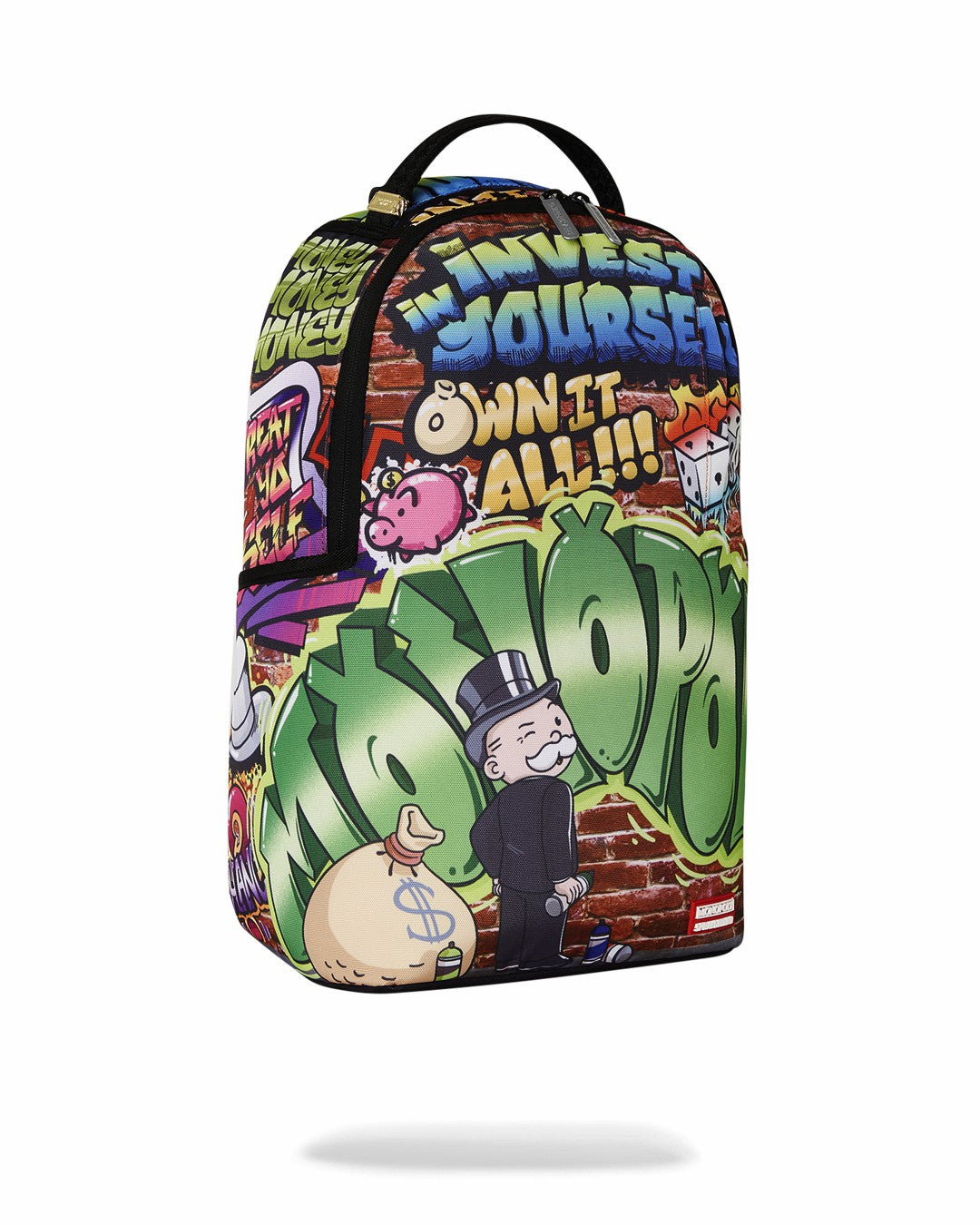 MONOPOLY GRAFFITI GOLD RUSH DLXR BACKPACK | Sprayground Online