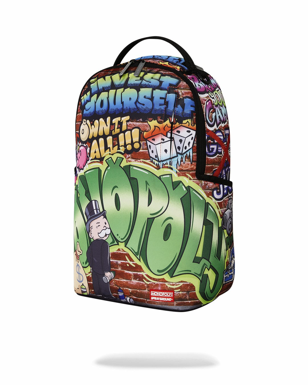 MONOPOLY GRAFFITI GOLD RUSH DLXR BACKPACK | Sprayground Online