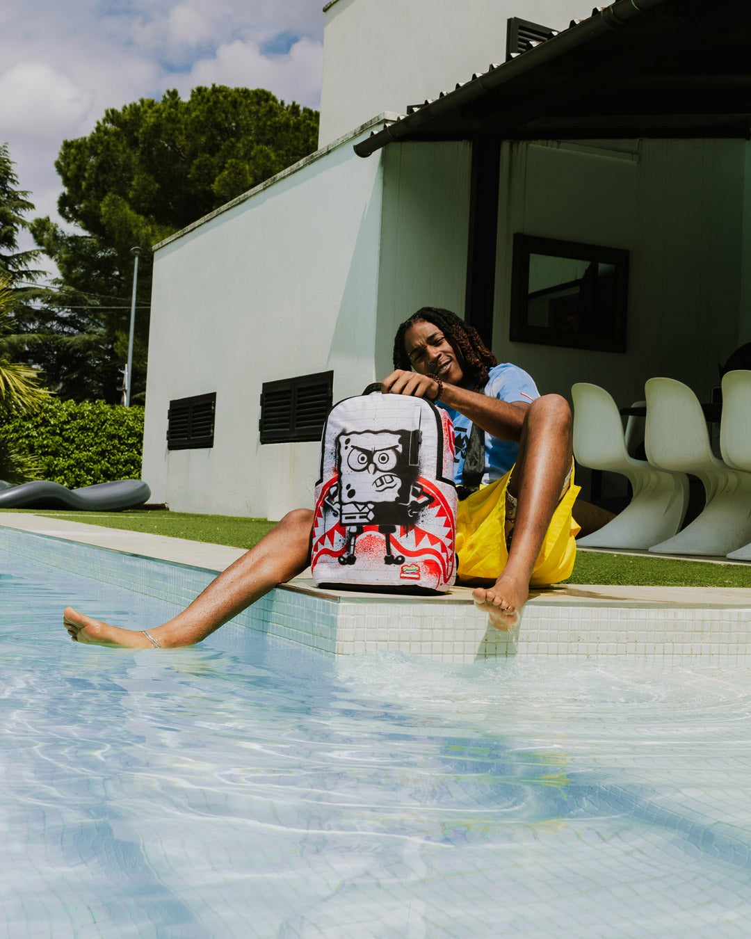 SPONGEBOB STENCIL WALL DLXR BACKPACK | Sprayground Discount