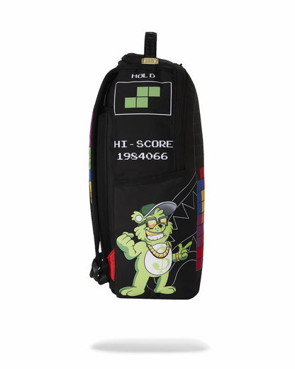 TETRIS WITH DIABLO AND MONEY BEAR BACKPACK | Sprayground Clearance