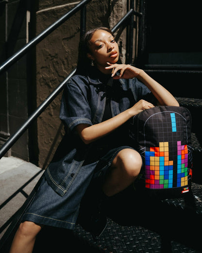 TETRIS WITH DIABLO AND MONEY BEAR BACKPACK | Sprayground Clearance