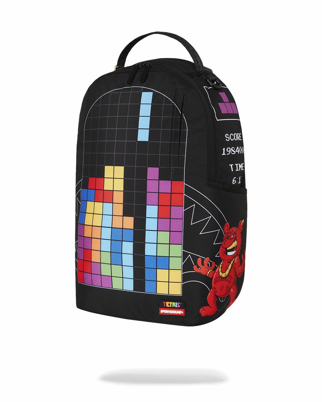 TETRIS WITH DIABLO AND MONEY BEAR BACKPACK | Sprayground Clearance