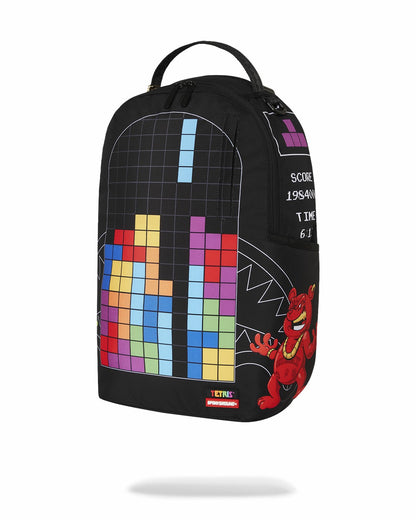 TETRIS WITH DIABLO AND MONEY BEAR BACKPACK | Sprayground Clearance