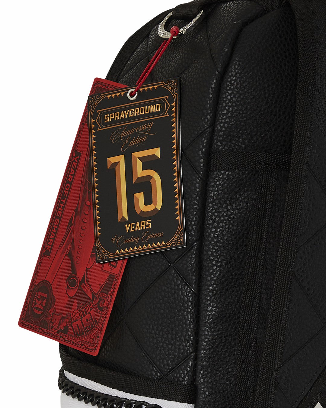 HELLO MY NAME IS 15 YEARS QUILTED BACKPACK (SUPER RARE) | Sprayground Clearance