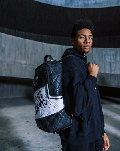 HELLO MY NAME IS 15 YEARS QUILTED BACKPACK (SUPER RARE) | Sprayground Clearance
