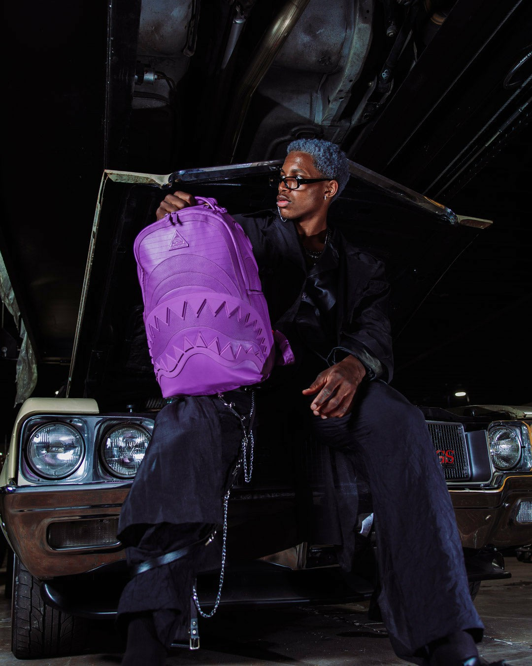 SAKURA SHOCKWAVE-MURASAKI DLX BACKPACK | Sprayground US