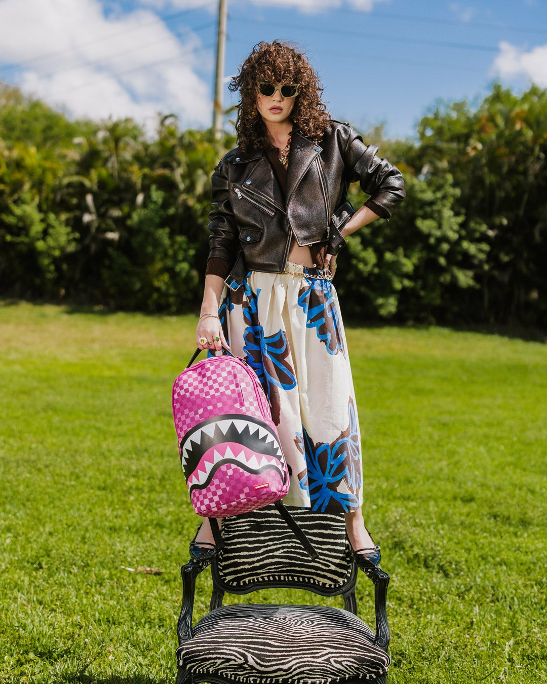 PINK CAMOCHECK BACKPACK | Sprayground for sale
