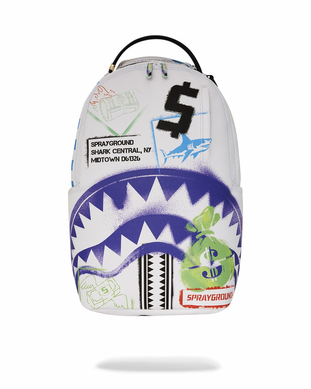 SHARK CENTRAL CUT OUT FOR GREATNESS DLXSV BACKPACK | Sprayground sale