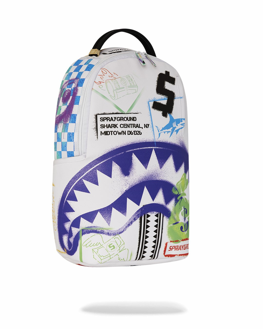 SHARK CENTRAL CUT OUT FOR GREATNESS DLXSV BACKPACK | Sprayground sale