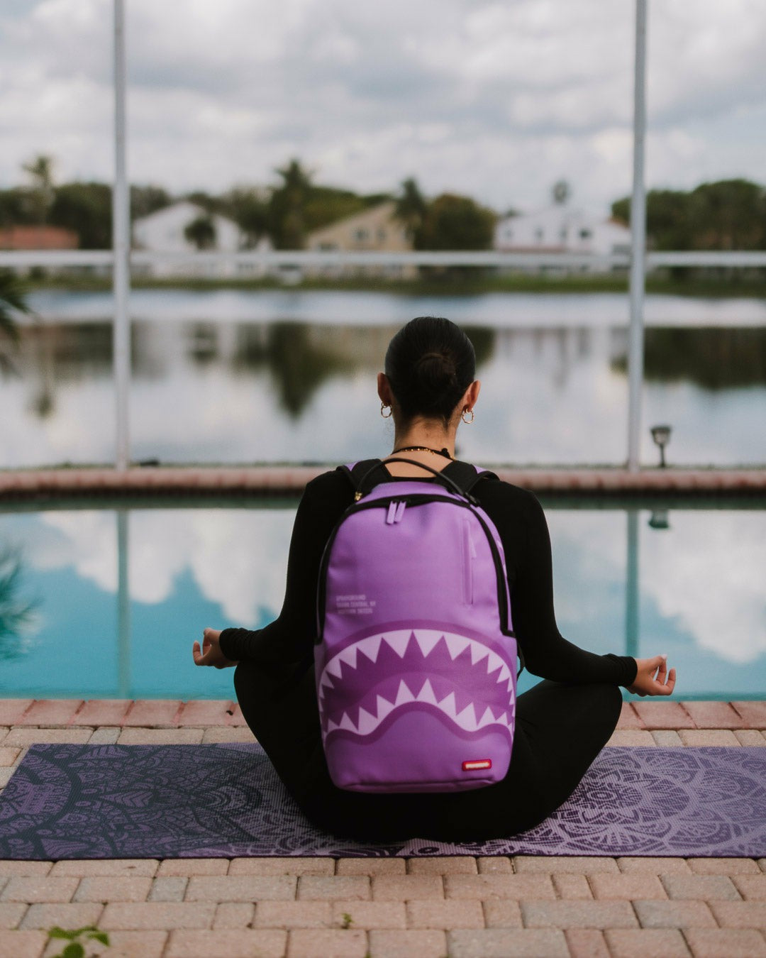 SHARK CENTRAL PURPLE VENOM BACKPACK | Sprayground for sale