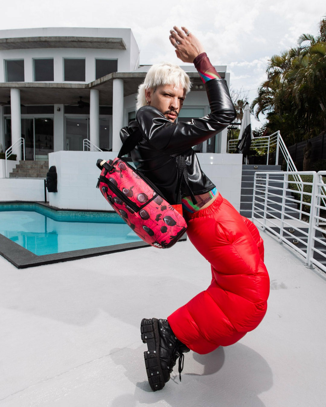 SQUID GAME COLLAB FRONT MAN CREW BACKPACK | Sprayground Discount