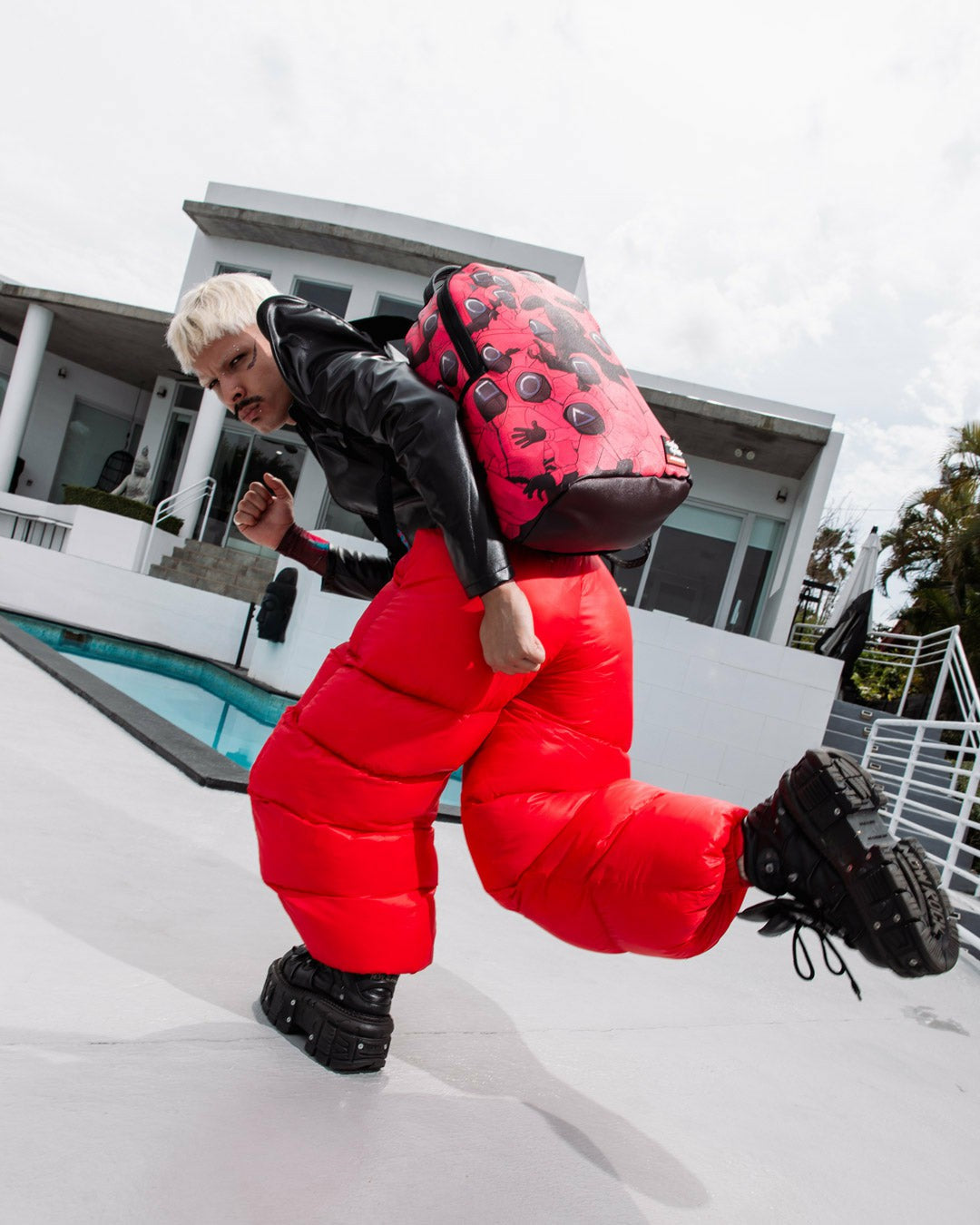 SQUID GAME COLLAB FRONT MAN CREW BACKPACK | Sprayground Discount
