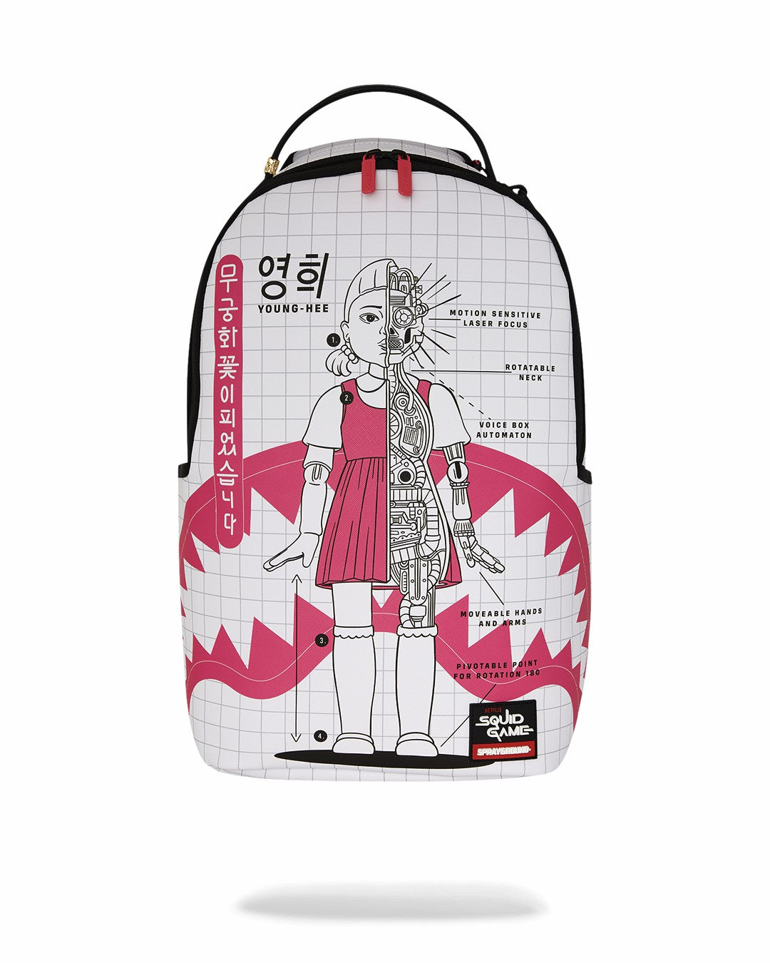 SQUID GAME COLLAB ROBOT GIRL BACKPACK | Sprayground Discount