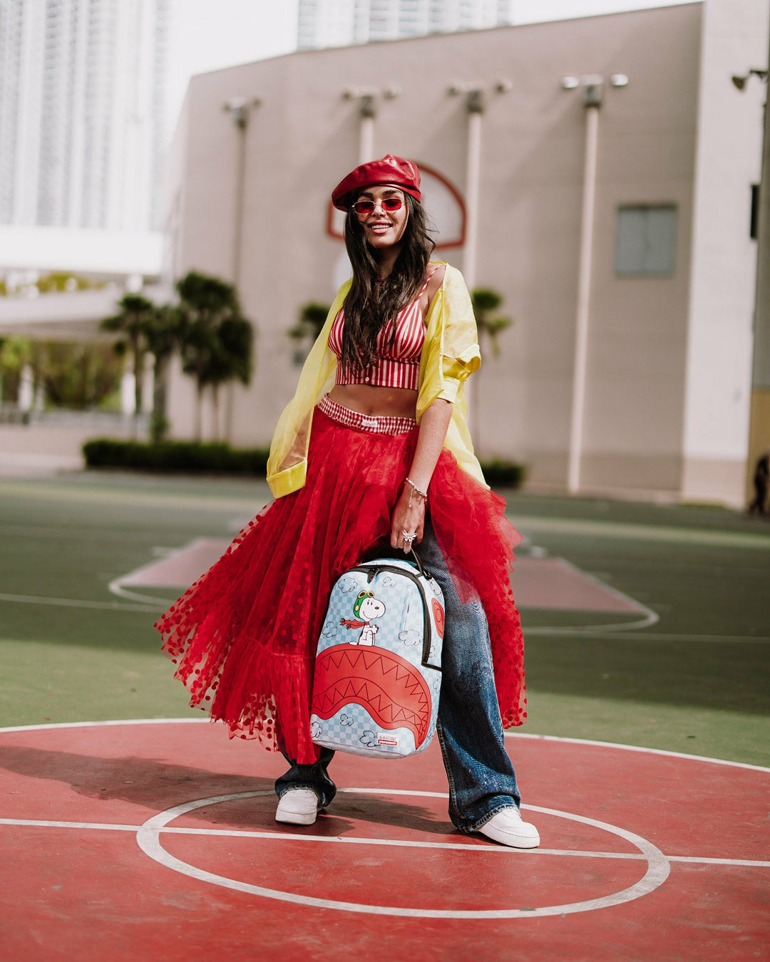 SNOOPY PILOT SHARK DLXSV BACKPACK | Sprayground Online