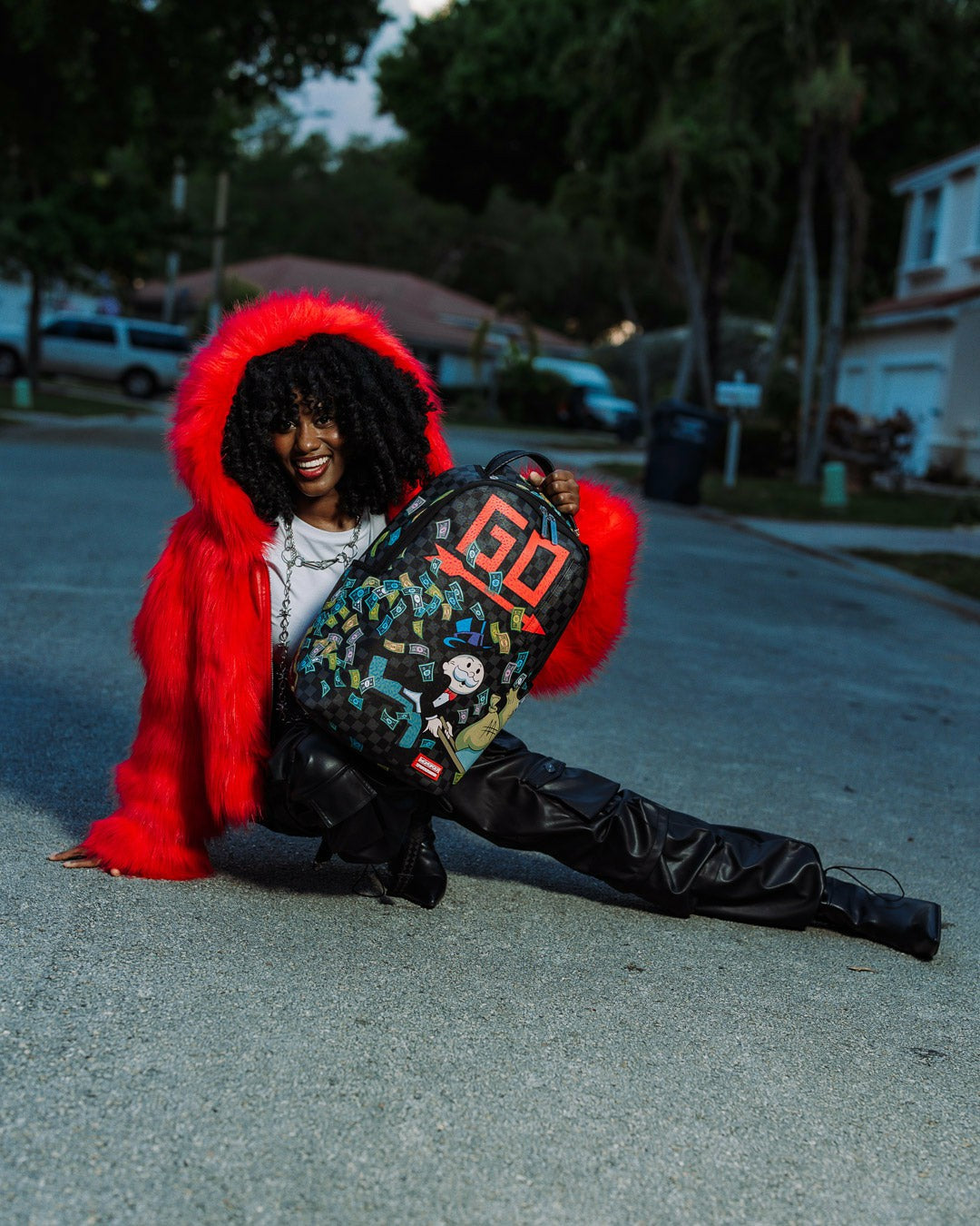 MONOPOLY WHEEL BARREL BACKPACK | Sprayground Discount