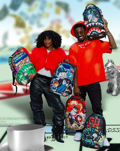 MONOPOLY WHEEL BARREL BACKPACK | Sprayground Discount