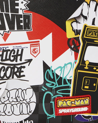 PACMAN LEVELED-UP ART BACKPACK | Sprayground Clearance