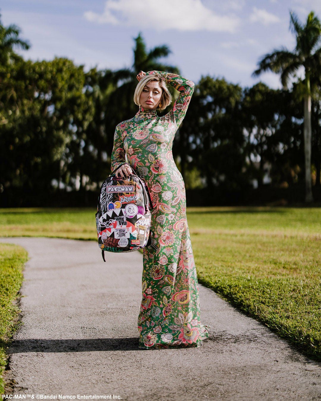 PACMAN LEVELED-UP ART BACKPACK | Sprayground Clearance