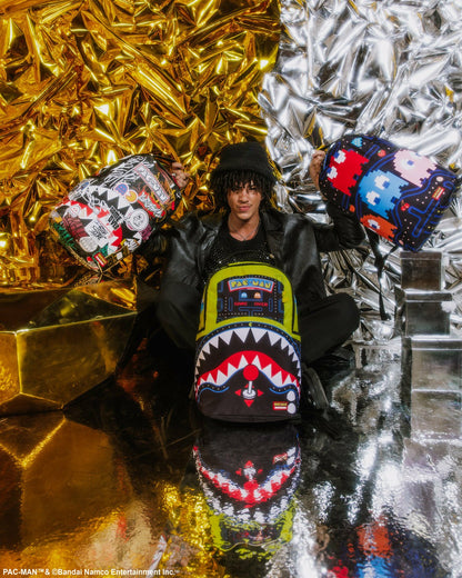 PACMAN LEVELED-UP ART BACKPACK | Sprayground Clearance
