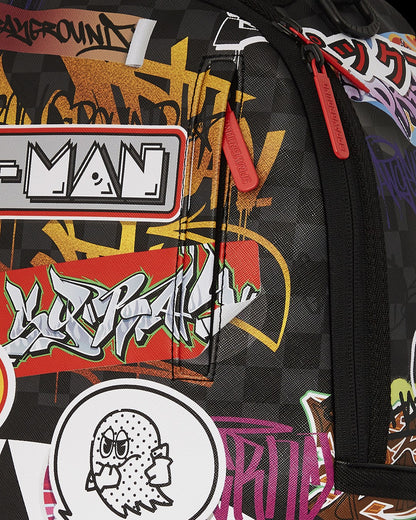 PACMAN LEVELED-UP ART BACKPACK | Sprayground Clearance