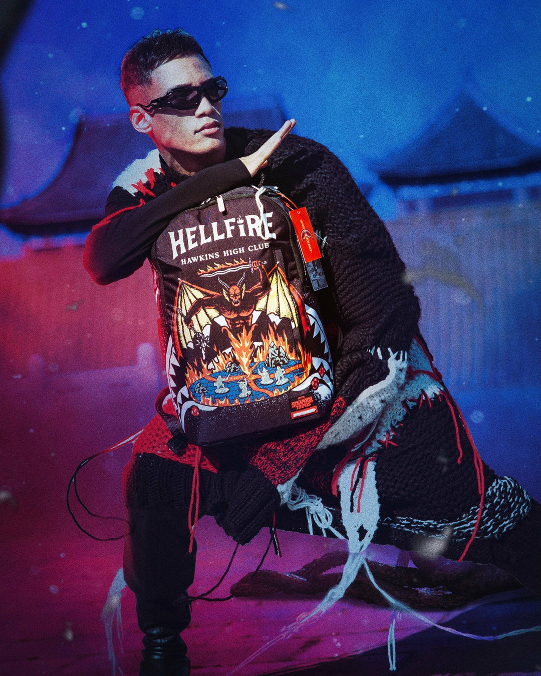 STRANGER THINGS HELLFIRE BACKPACK | Sprayground Online