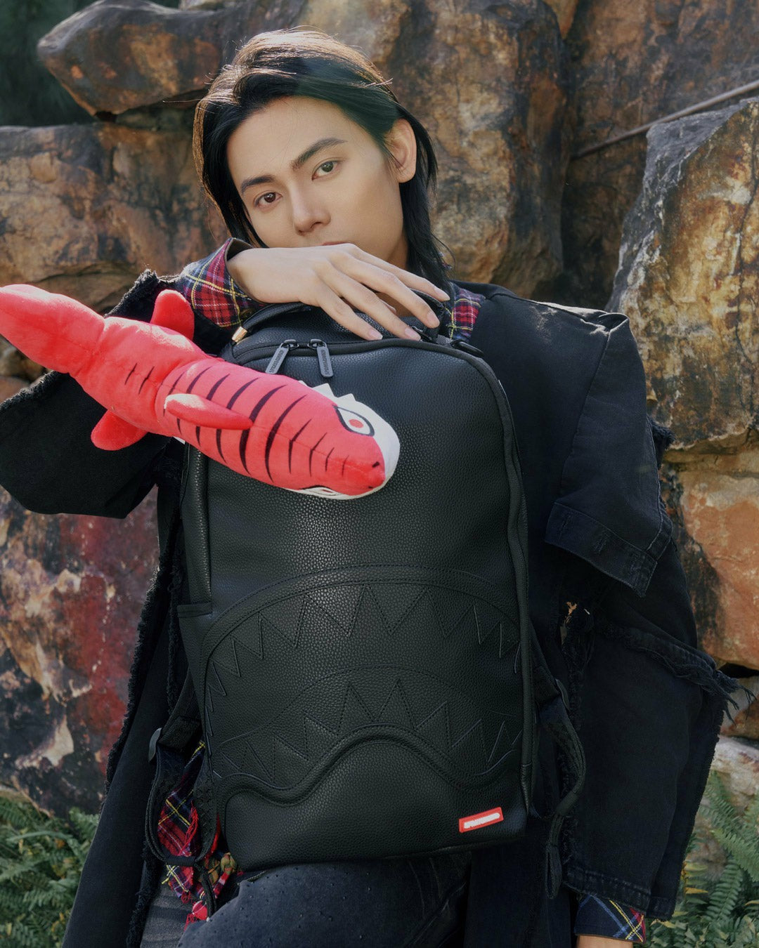 PLUSH SHARK BIG BITE BACKPACK | Sprayground Discount