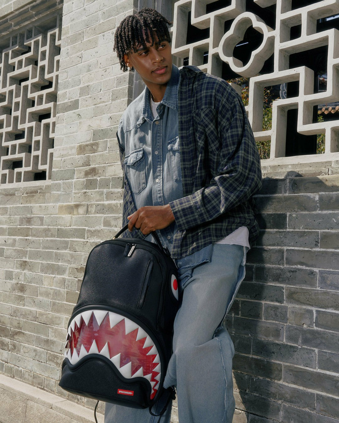 BIG BITE LUCID CLEAR SHARK BITE BACKPACK | Sprayground for sale