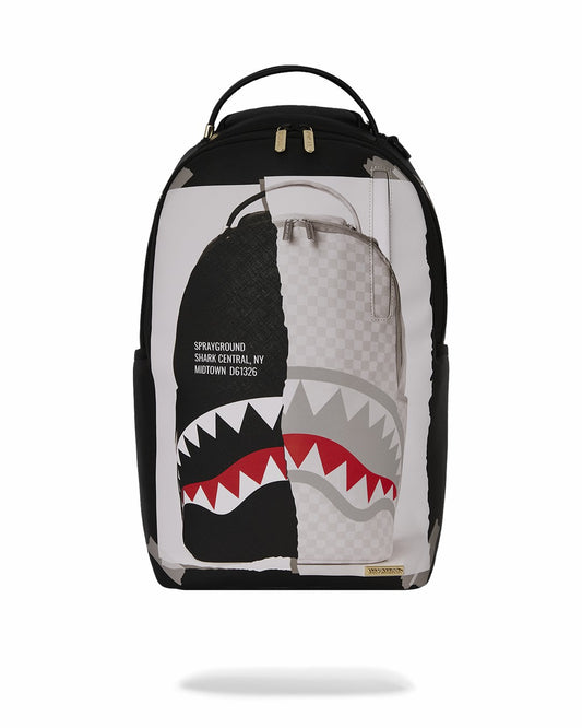 BAG ON BAG OPTICAL ILLUSION SHARKS IN PARIS BACKPACK | Sprayground sale