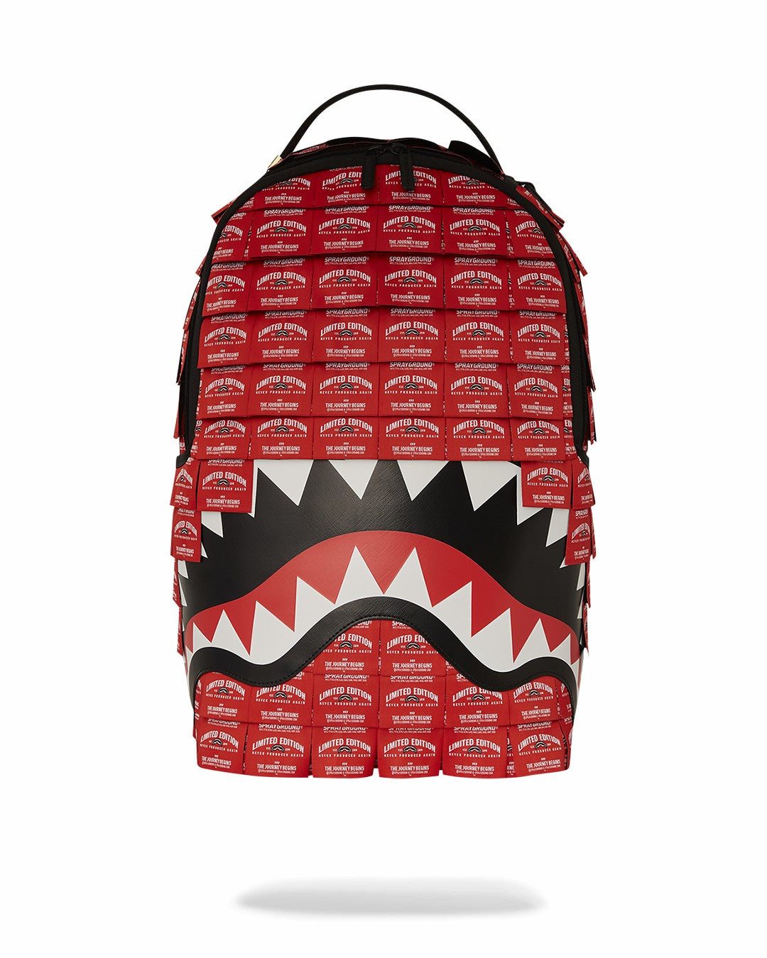 MADE OF WOVEN LABELS SHARK BACKPACK | Sprayground US