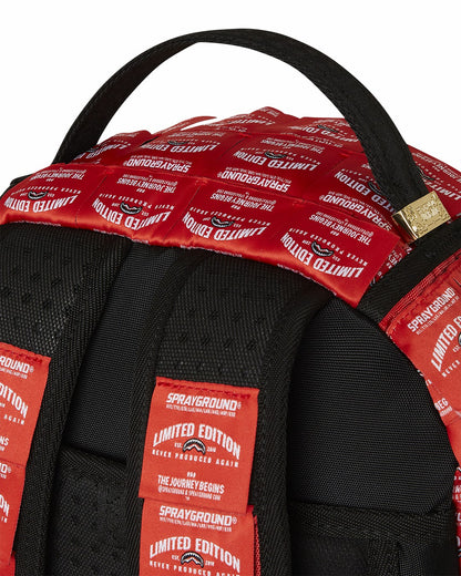MADE OF WOVEN LABELS SHARK BACKPACK | Sprayground US