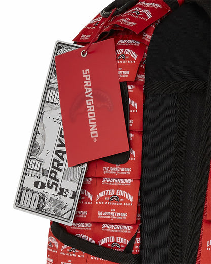 MADE OF WOVEN LABELS SHARK BACKPACK | Sprayground US