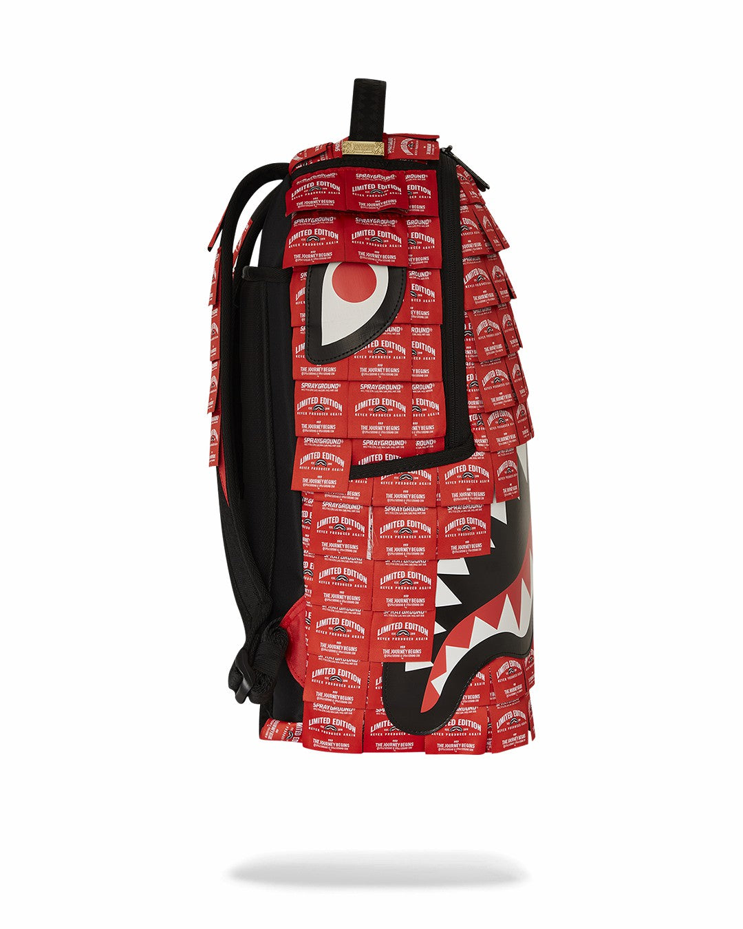MADE OF WOVEN LABELS SHARK BACKPACK | Sprayground US