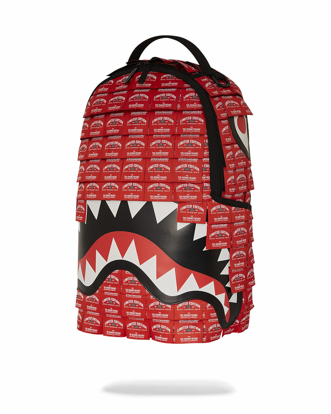 MADE OF WOVEN LABELS SHARK BACKPACK | Sprayground US