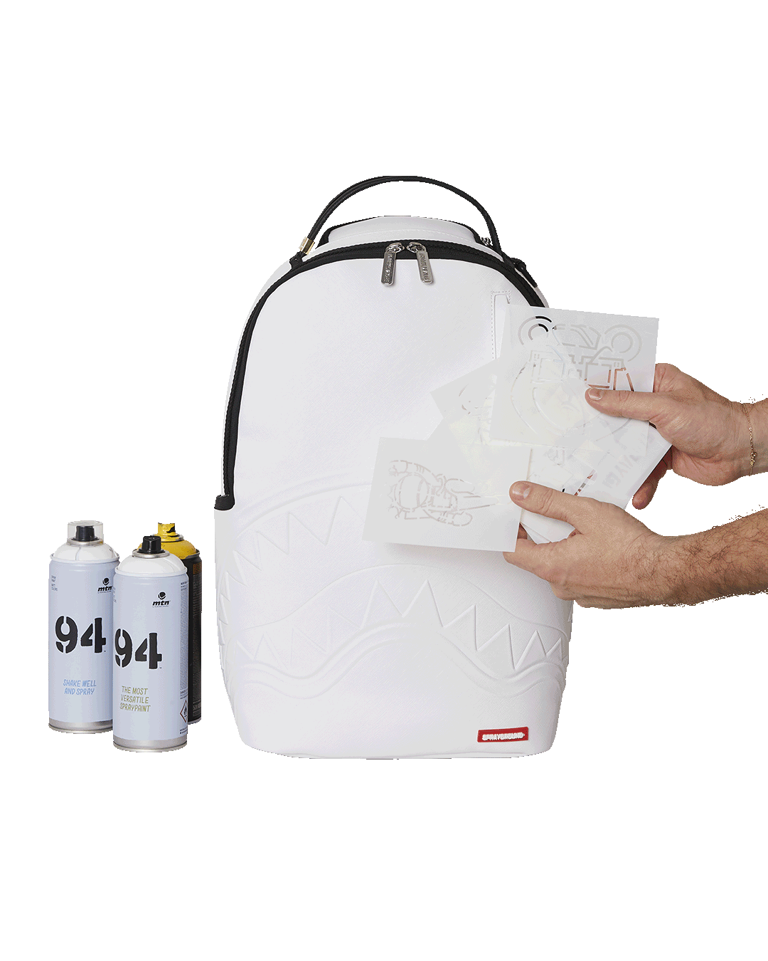 GRAFFITI ARTIST - DESIGN YOUR OWN BACKPACK - 9 STENCILS INCLUDED | Sprayground for sale